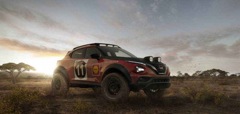 Nissan показал рендеры раллийного Juke